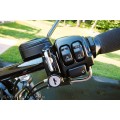 Sato Racing Helmet Lock for Harley Davidson - Handlebar mount (one inch bar diameter)